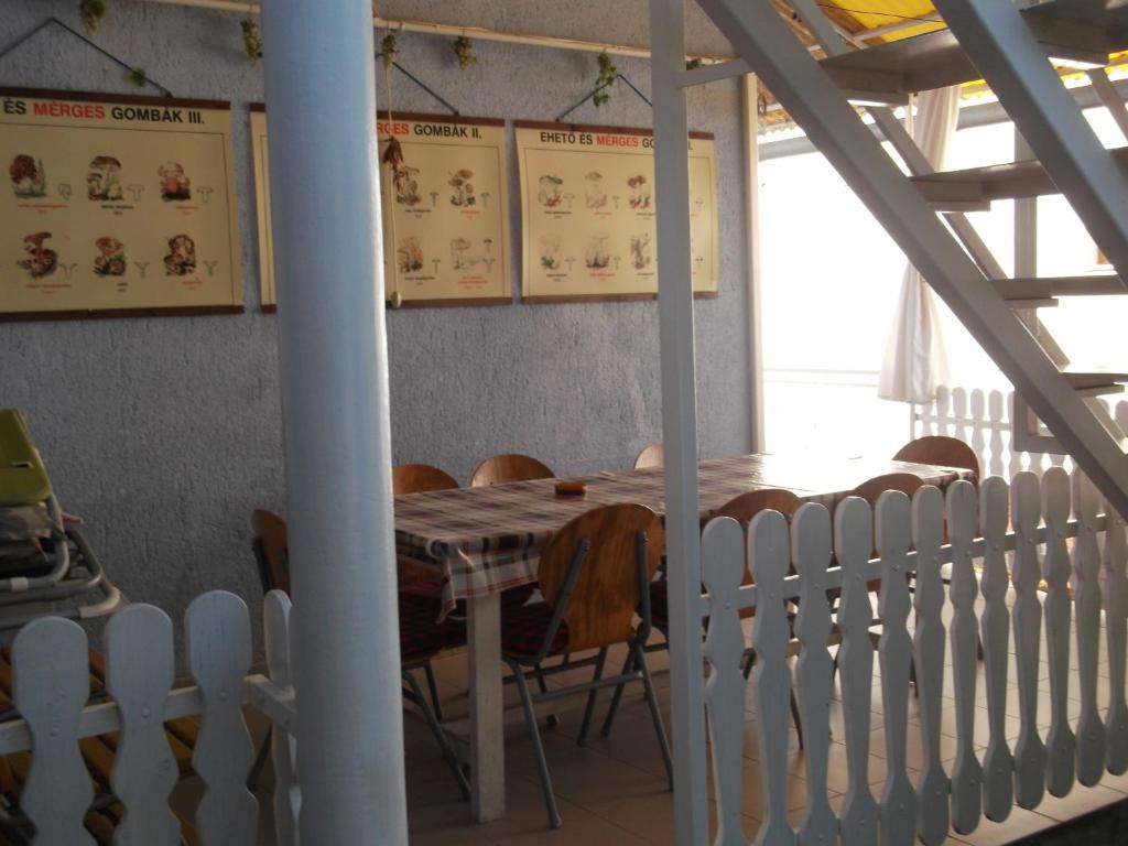 Restaurace v ubytování Szabó Apartmanház