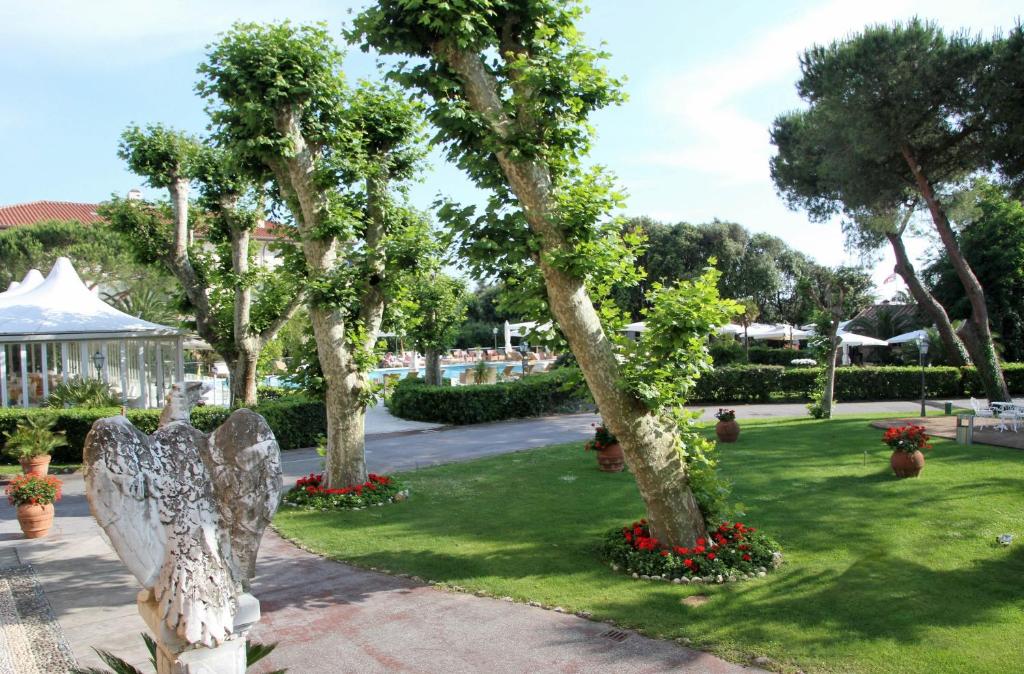 Zahrada ubytování Park Hotel Villa Ariston