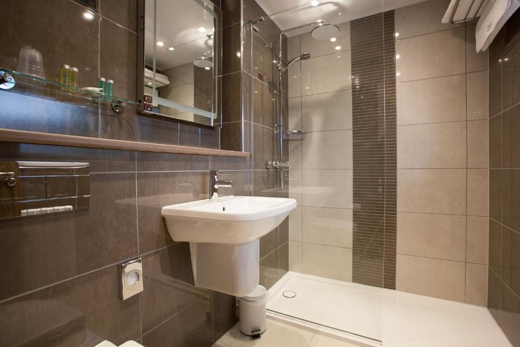 Koupelna v ubytování Cruachan Hotel