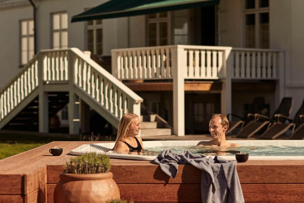 Ein Balkon oder eine Terrasse in der Unterkunft Comwell Borupgaard