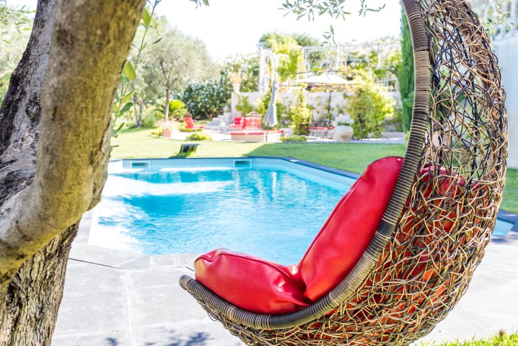 Πισίνα στο ή κοντά στο Mas de Provence en Riviera