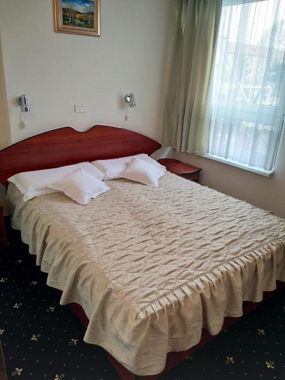 Postel nebo postele na pokoji v ubytování Hotel Egreta