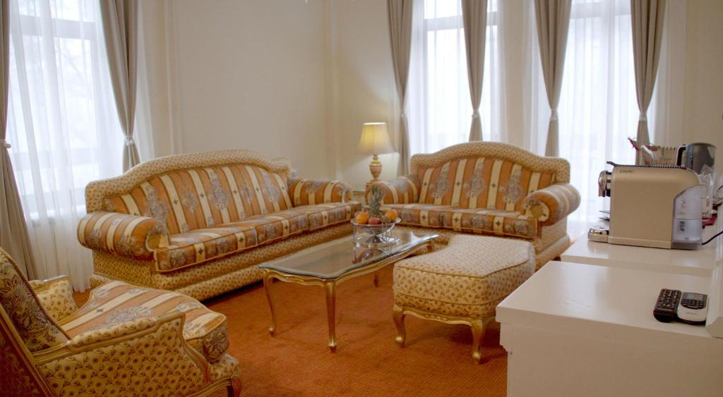 Posezení v ubytování Zepter Hotel Vrnjacka Banja, member of Zepter Hotels