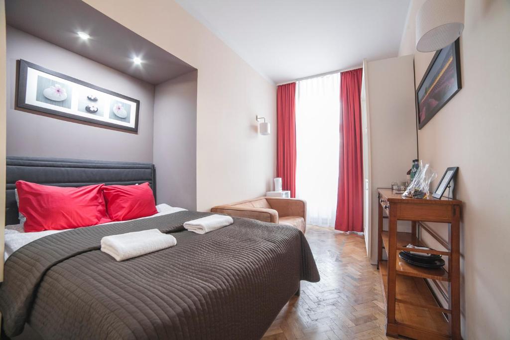 Posteľ alebo postele v izbe v ubytovaní Residence B&B La Fontaine Aparthotel