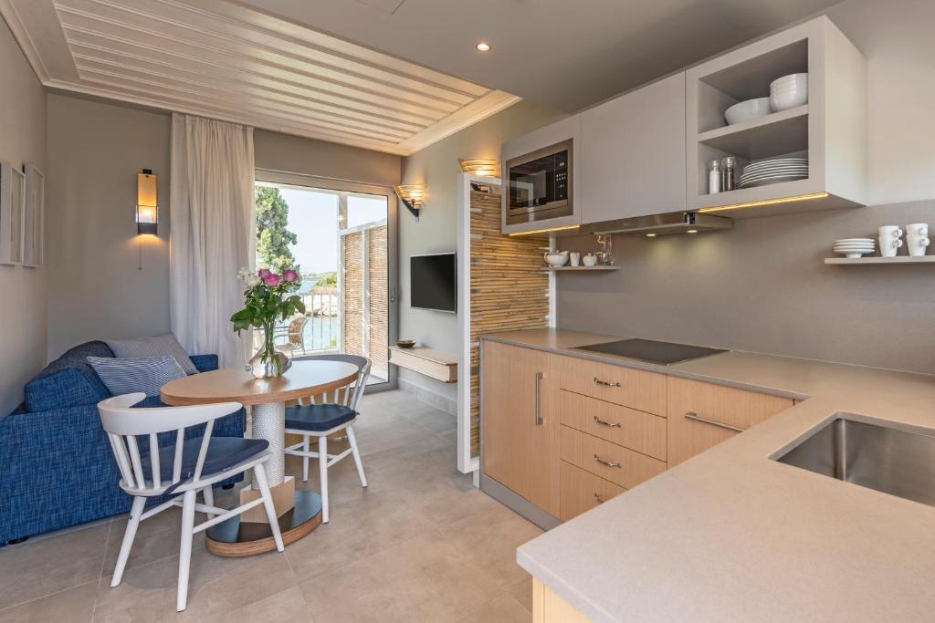 Kuchyň nebo kuchyňský kout v ubytování Hapimag Resort Porto Heli