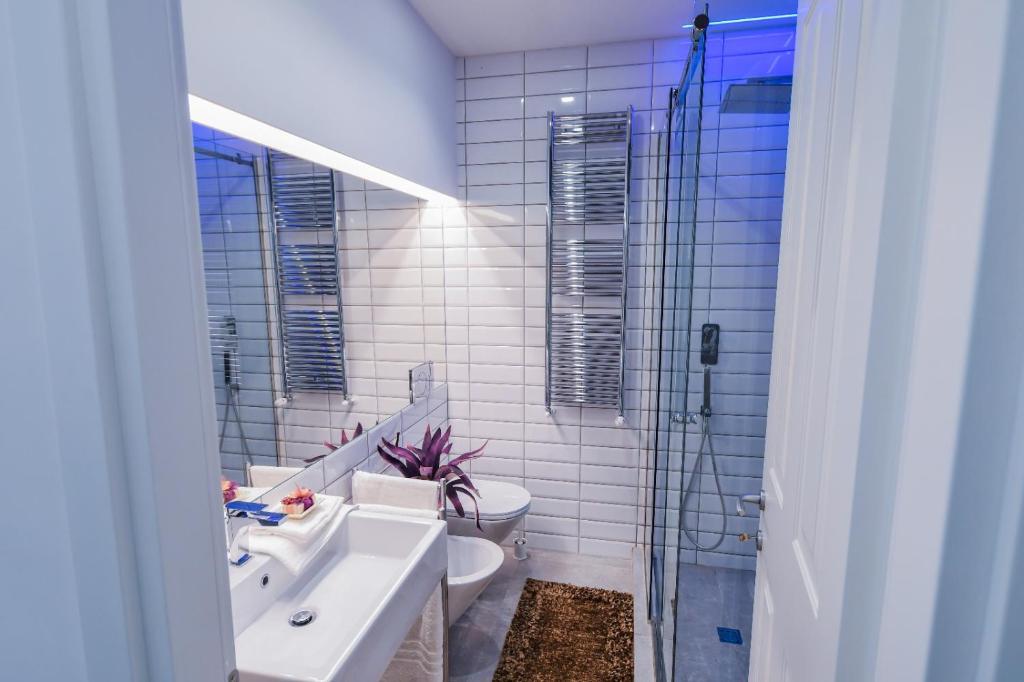 Kúpeľňa v ubytovaní Oltrarno Lily Suite