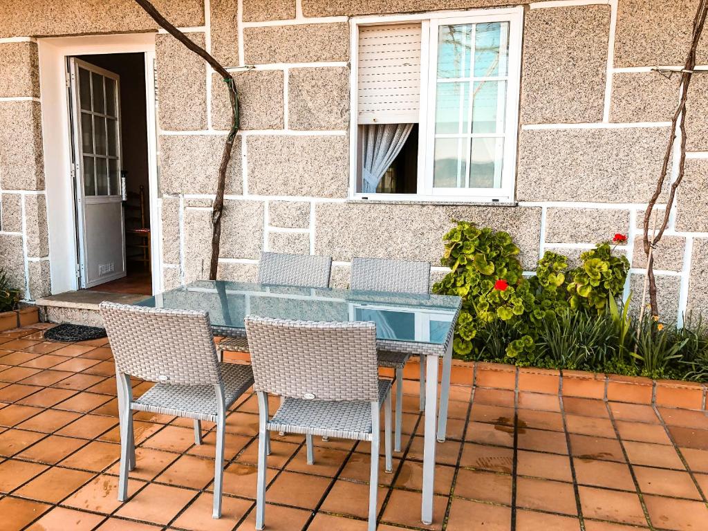 Balkón alebo terasa v ubytovaní Apartamentos Playa Areas