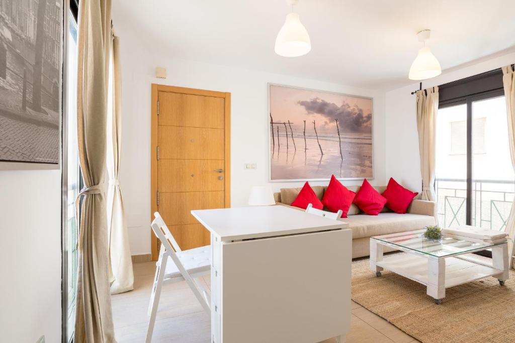 Posedenie v ubytovaní MA2B-Bright Apt With Rooftops With Palms near Old Town