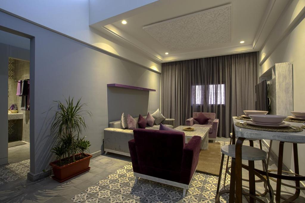 Posezení v ubytování BnB MEDINA