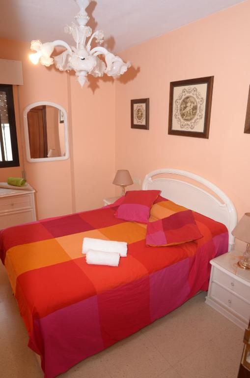 Posteľ alebo postele v izbe v ubytovaní habitacion centro historico malaga