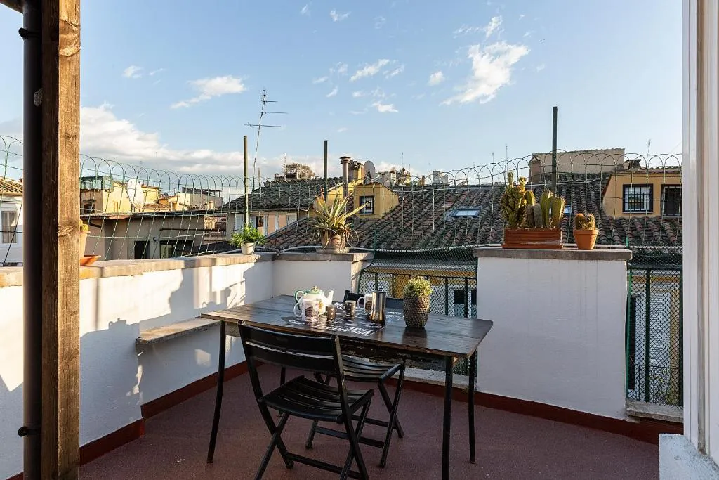 Tetti di Piazza Navona, Roma, Italia