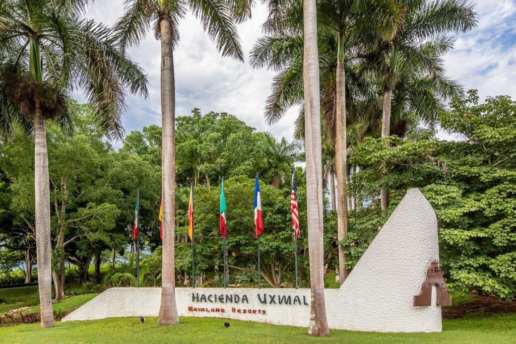 Zahrada ubytování Hacienda Uxmal Plantation & Museum