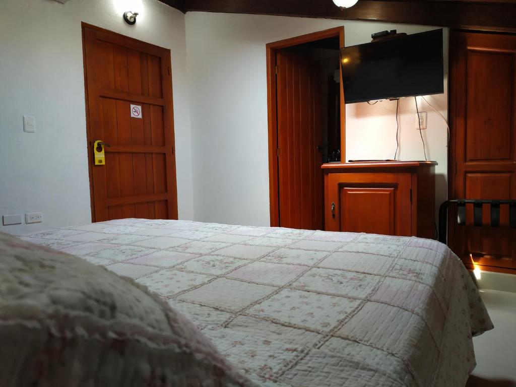 Postel nebo postele na pokoji v ubytování Casa India Catalina