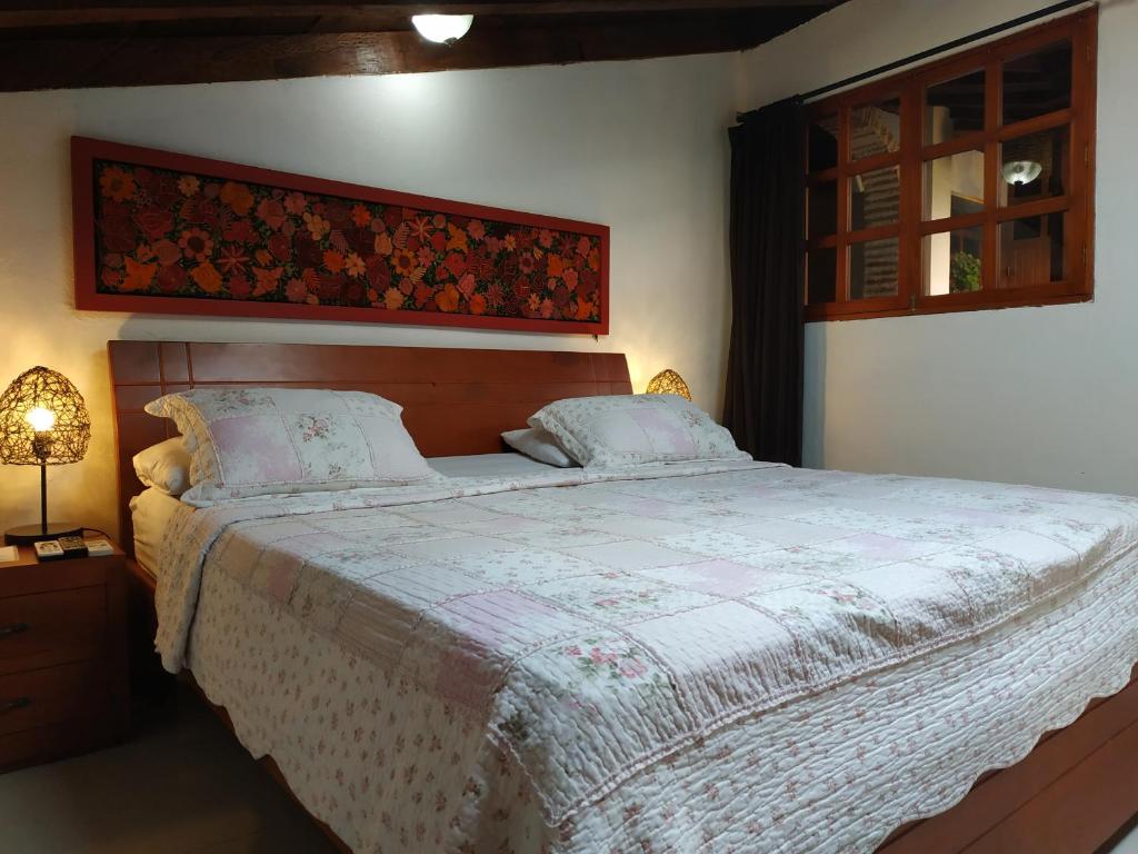 Postel nebo postele na pokoji v ubytování Casa India Catalina