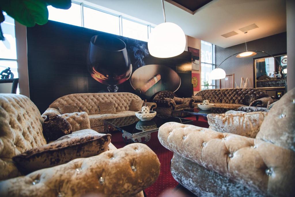 Posezení v ubytování Sky Hotel