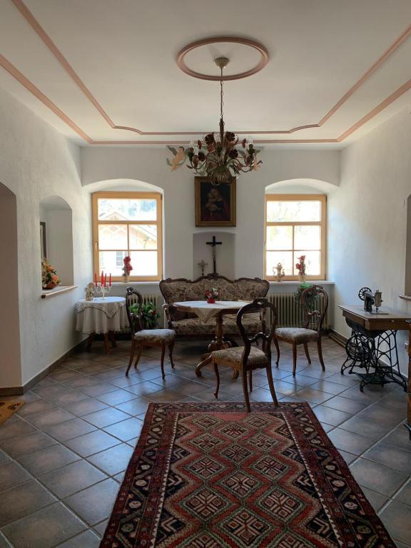 Posezení v ubytování Gasthof Gemse