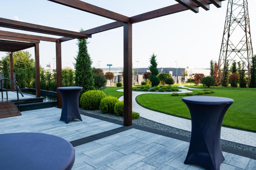 Zahrada ubytování Sky Hotel