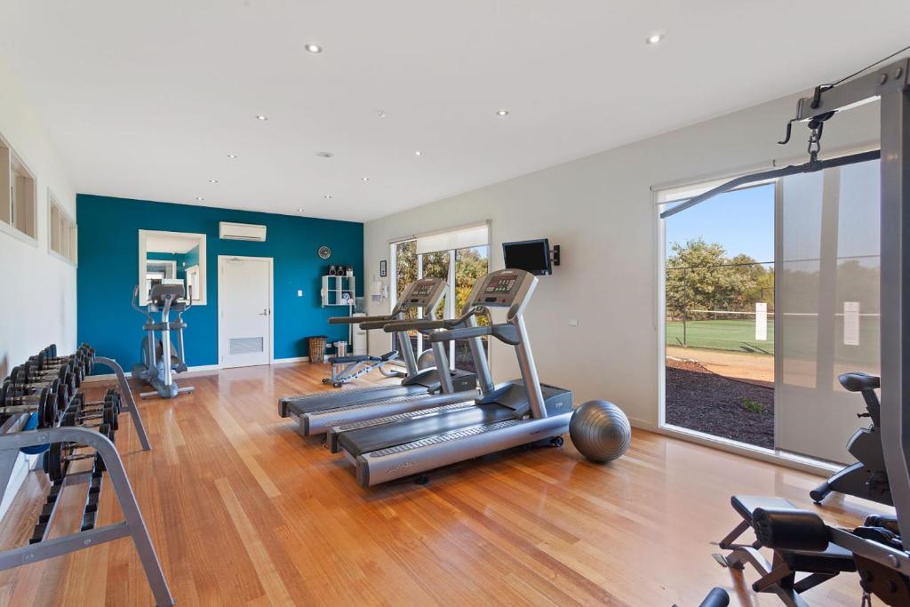 Palestra o centro fitness di Rural 5 Star Villa's with Resort Amenities