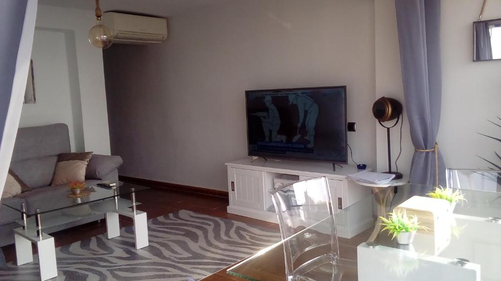 TV a/nebo společenská místnost v ubytování Apartamento "SOLAZ"