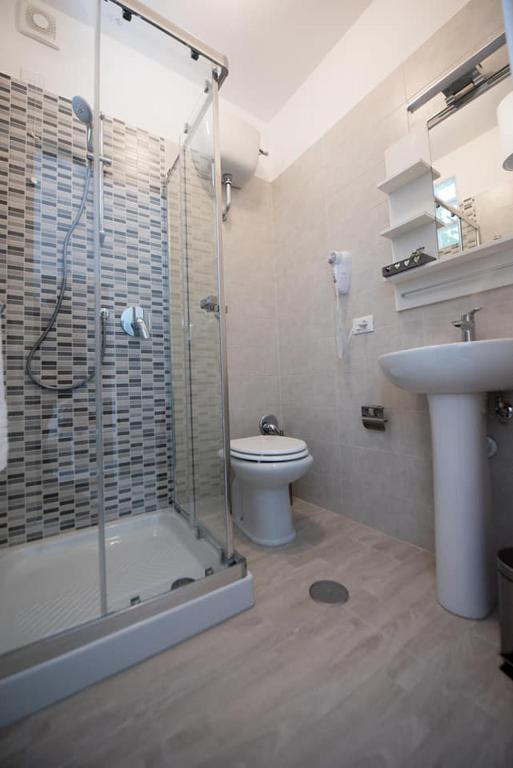 Koupelna v ubytování A Casa dei Bruno B&B