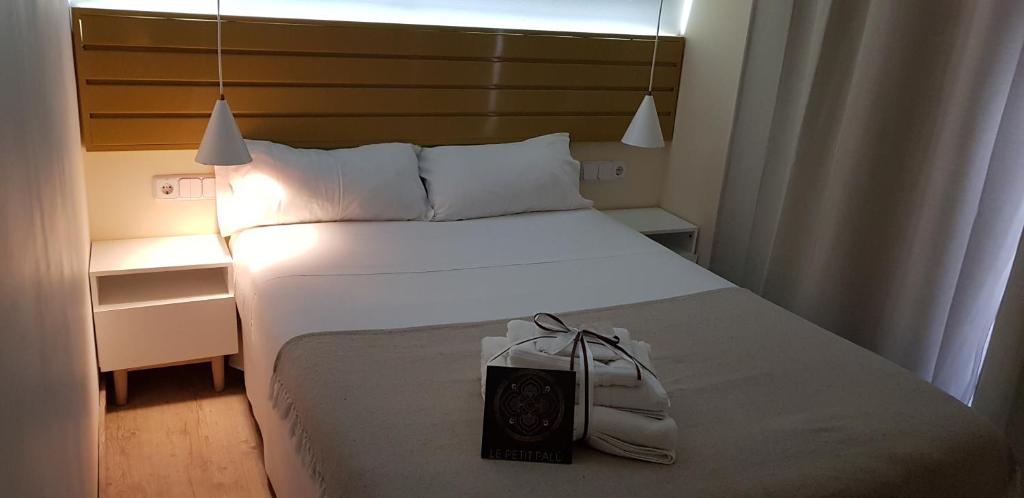 Cama o camas de una habitación en Le Petit Palü-Fuencarral