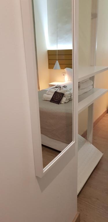 Cama o camas de una habitación en Le Petit Palü-Fuencarral