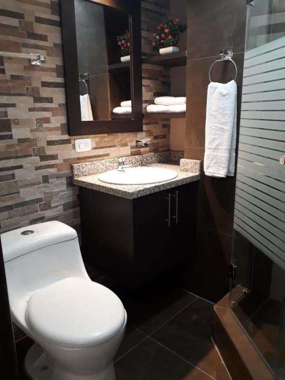 Koupelna v ubytování Hotel La Algodonera