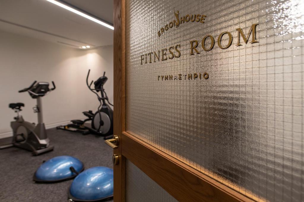 Fitness centrum a/nebo fitness zařízení v ubytování Ergon House Athens