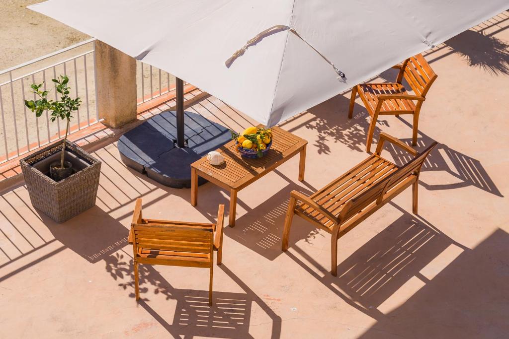 Patio nebo venkovní prostory v ubytování Lumia Case Vacanze