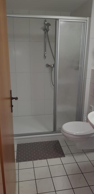 Koupelna v ubytování Hotel Quellenhof