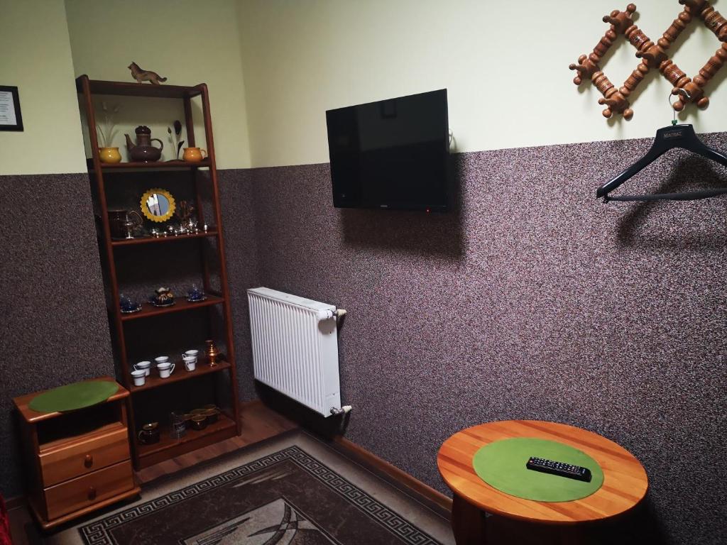 TV a/nebo společenská místnost v ubytování Pensjonat Sielec