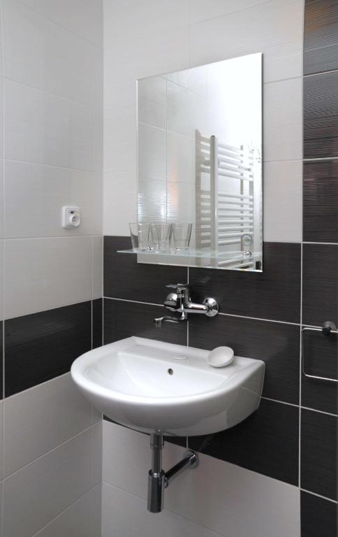 Kúpeľňa v ubytovaní Pension Pod věží