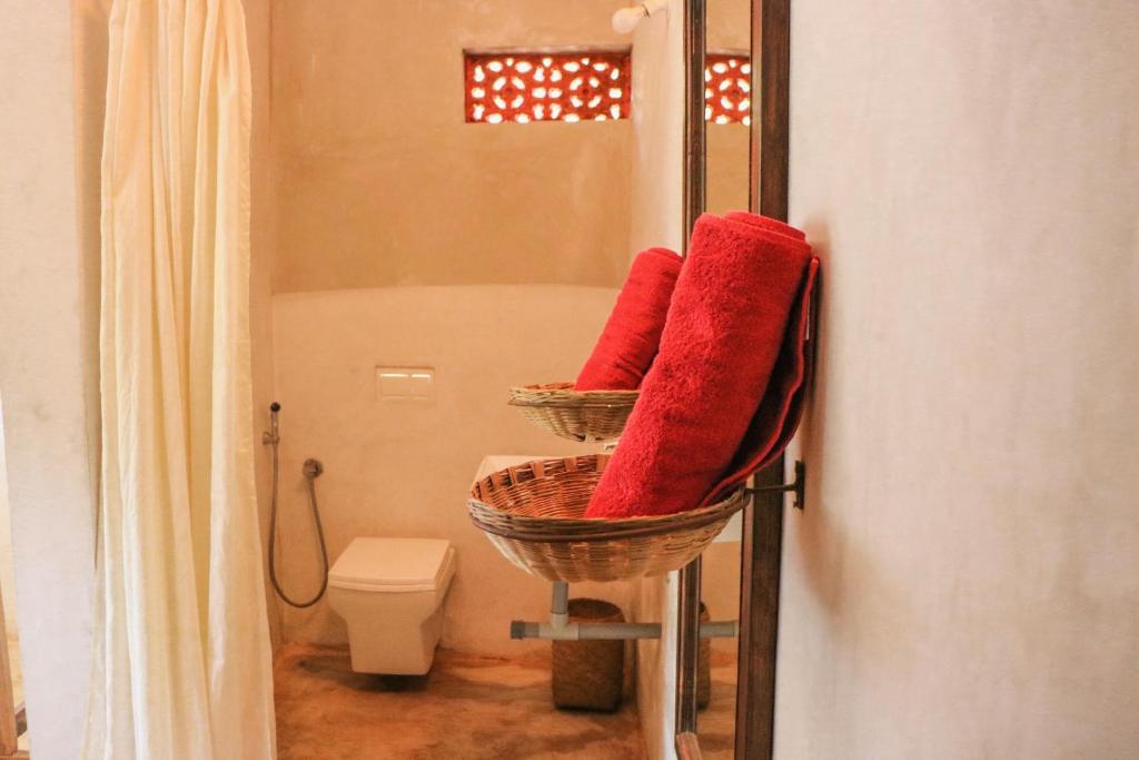Koupelna v ubytování Namaste Jungle - A Boutique Homestay