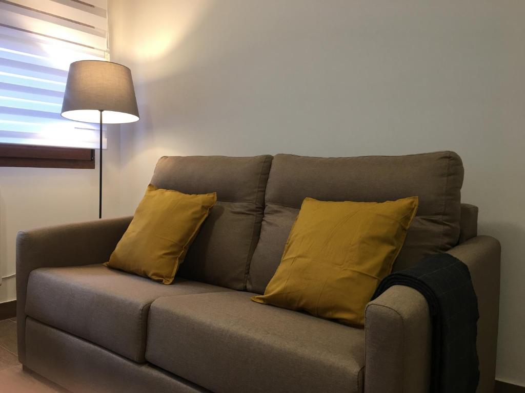 Zona de estar de Apartamentos La Solana