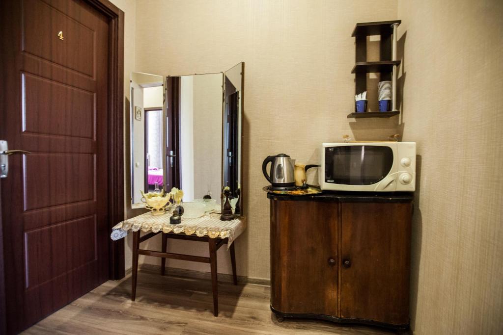 Kuchyň nebo kuchyňský kout v ubytování Guest House Didis