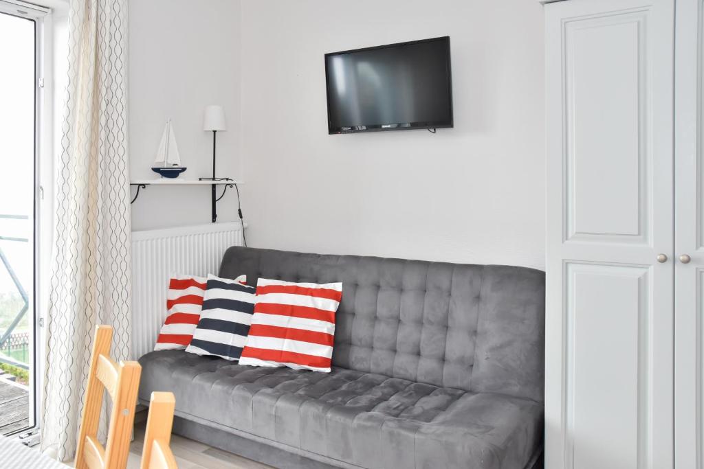 TV a/nebo společenská místnost v ubytování NORDA