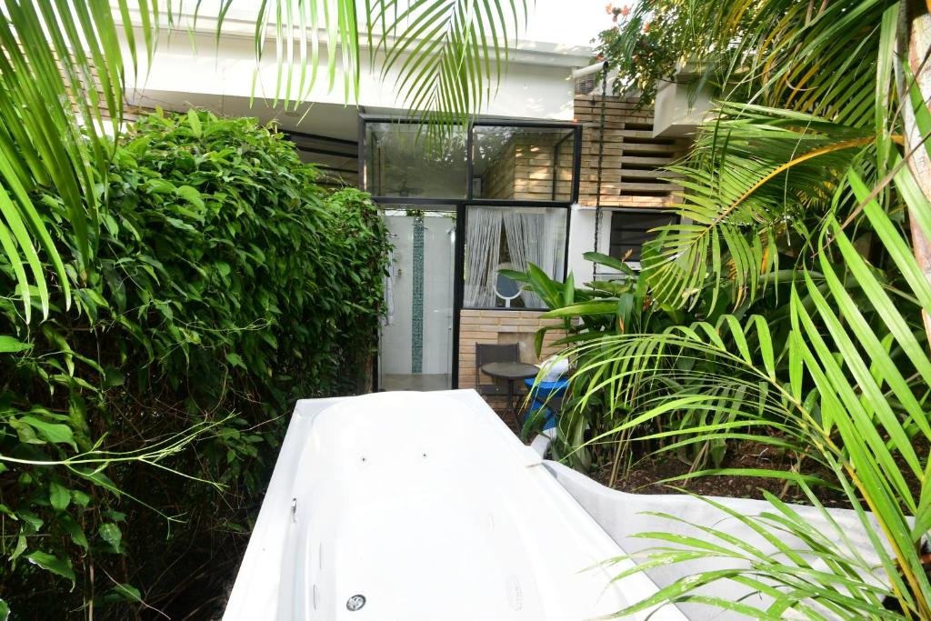 Balkón nebo terasa v ubytování Hotel Casa Ambrosia