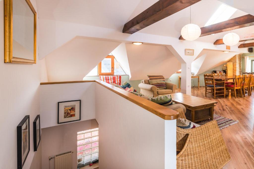 Posezení v ubytování Chalet GoSlo