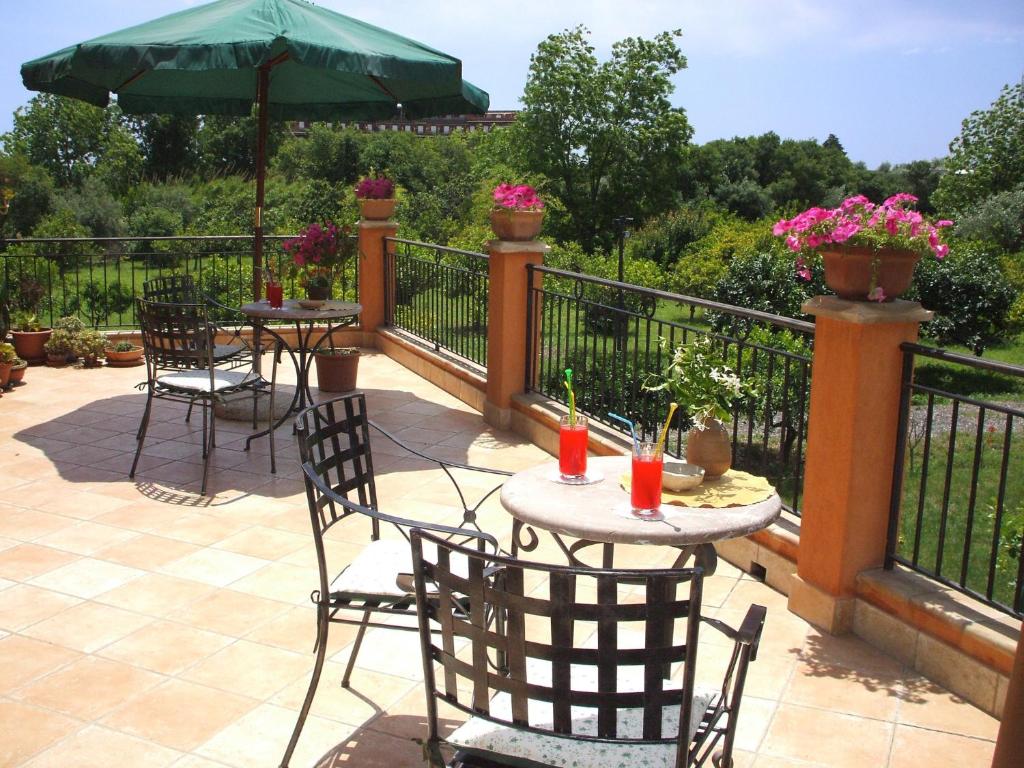 Balkon lub taras w obiekcie B&B Villa Maria Giovanna