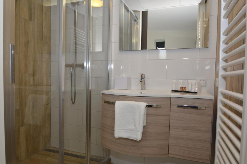 Koupelna v ubytování Hotel Graaf Bernstorff