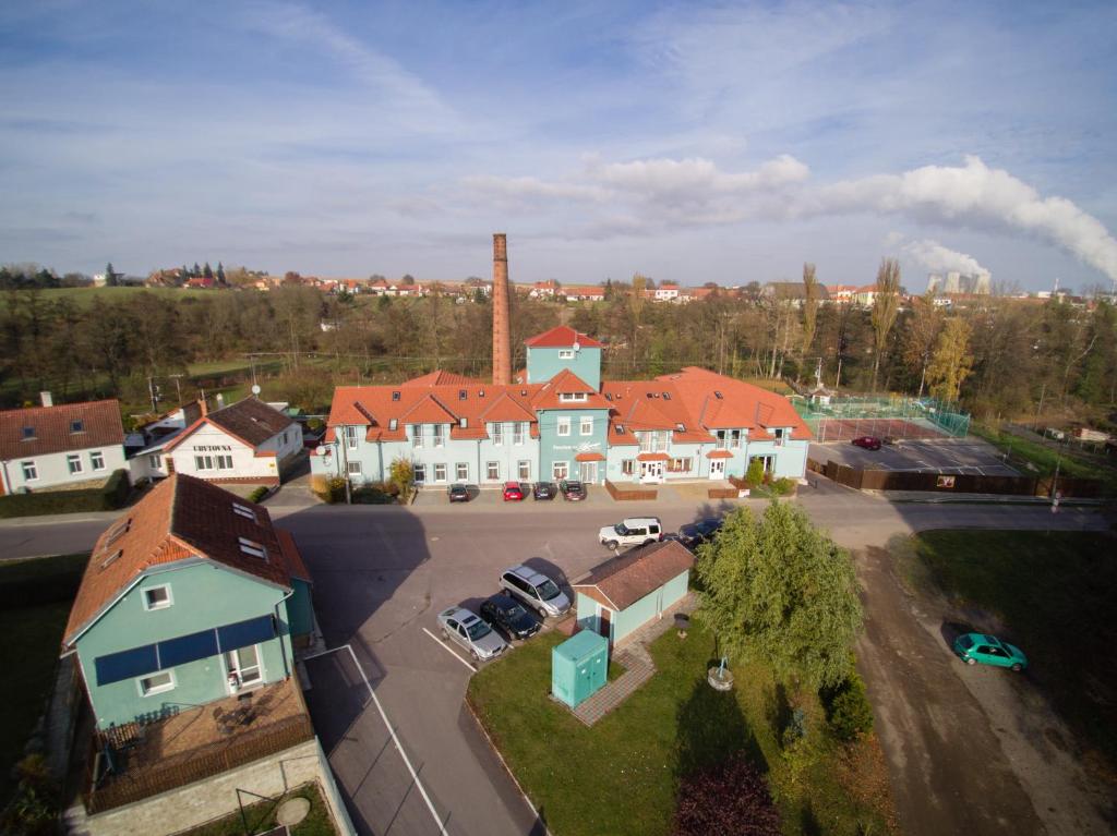 Letecký snímek ubytování Penzion Lihovar ***