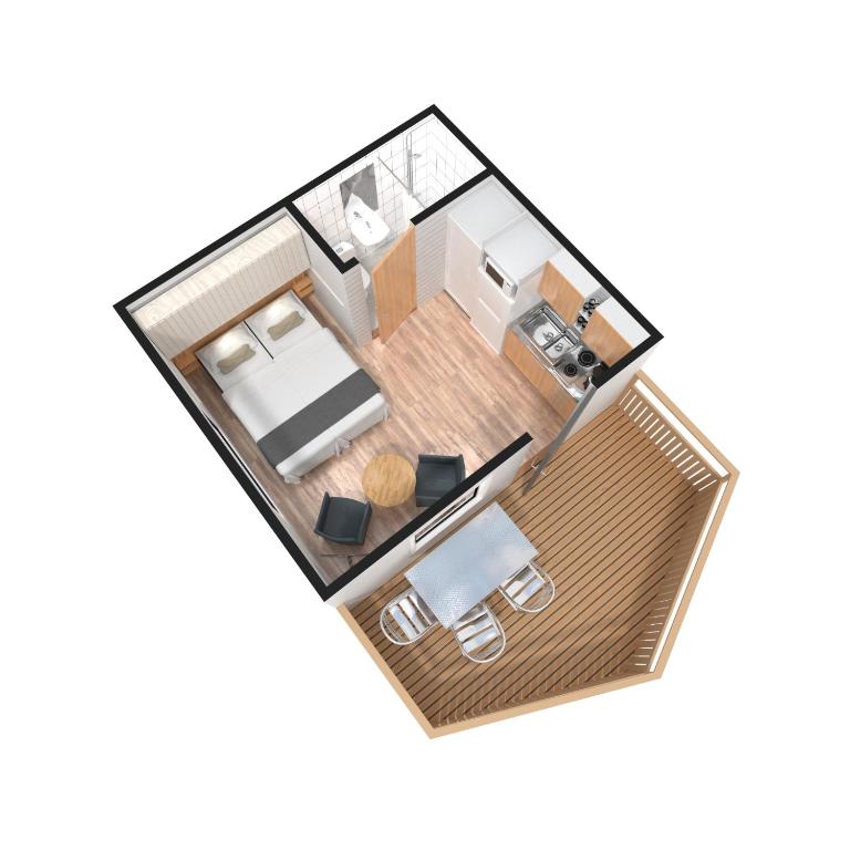 Půdorys ubytování Hafsten Resort