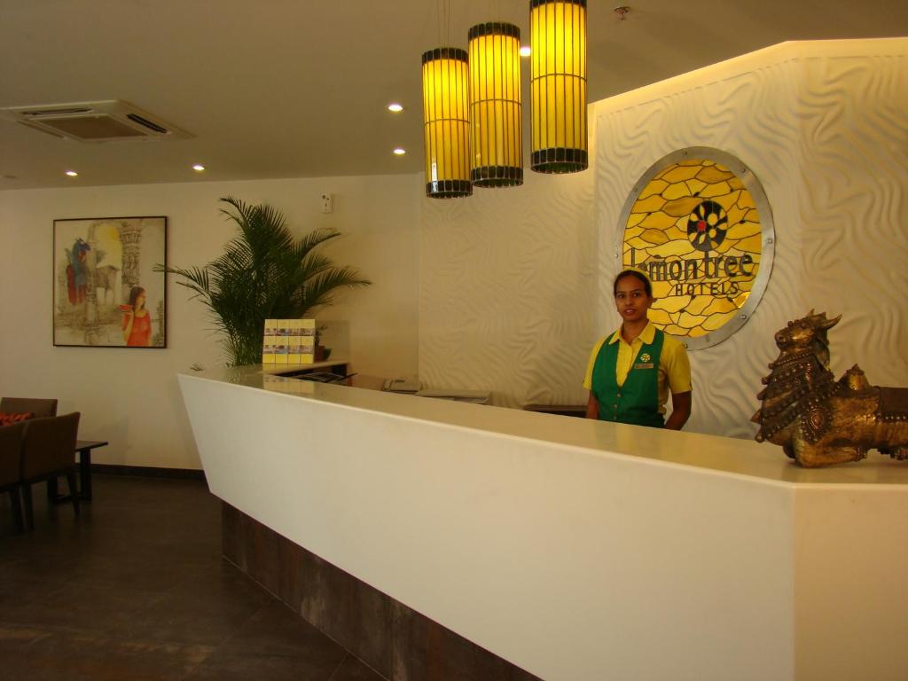 Vstupní hala nebo recepce v ubytování Lemon Tree Hotel Chennai