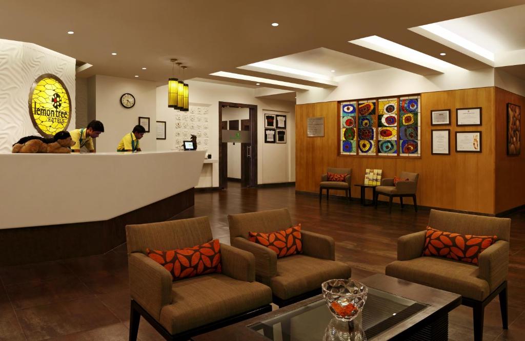 Posezení v ubytování Lemon Tree Hotel Chennai