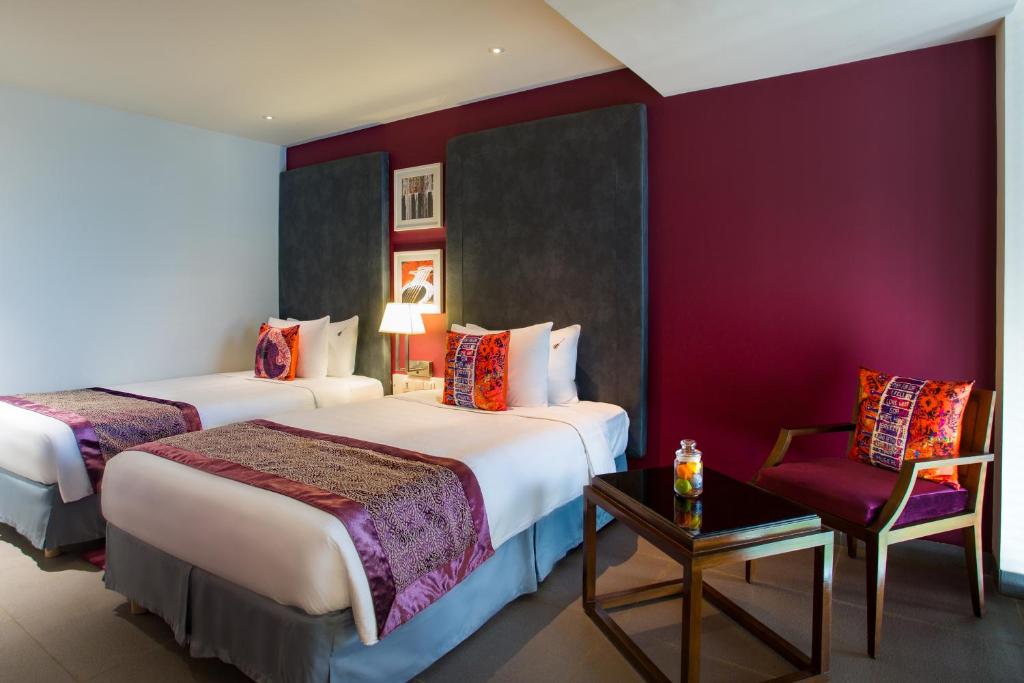 Postel nebo postele na pokoji v ubytování Hard Rock Hotel Goa Calangute