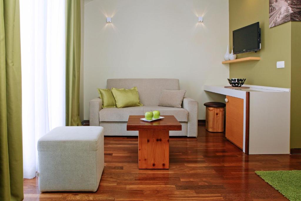 Istumisnurk majutusasutuses Boutique Hotel Bol