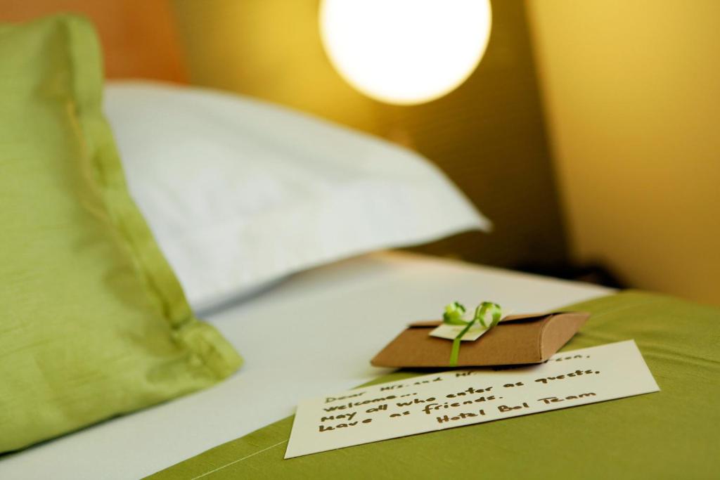 Voodi või voodid majutusasutuse Boutique Hotel Bol toas