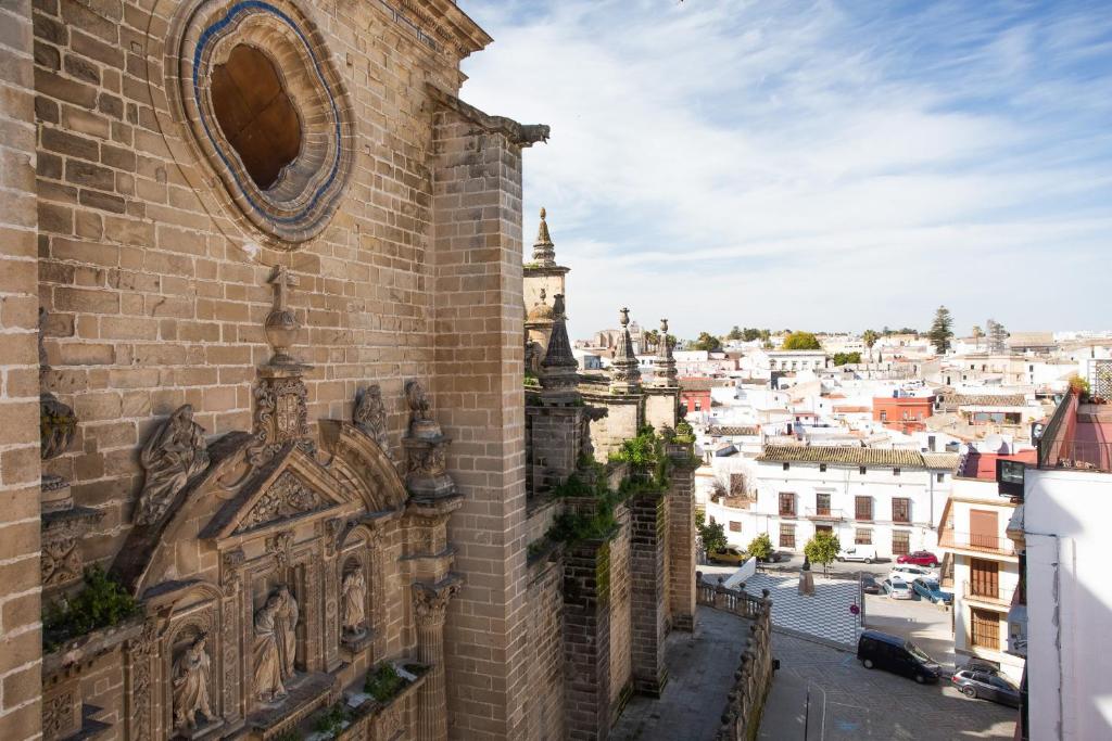 Widok na miasto Jerez de la Frontera z tego apartamentu