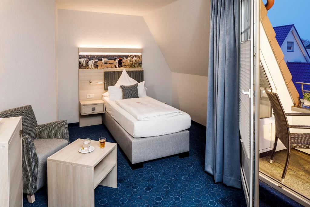 Hotel Seeschwalbe - Habitación Individual Confort Con Balcón