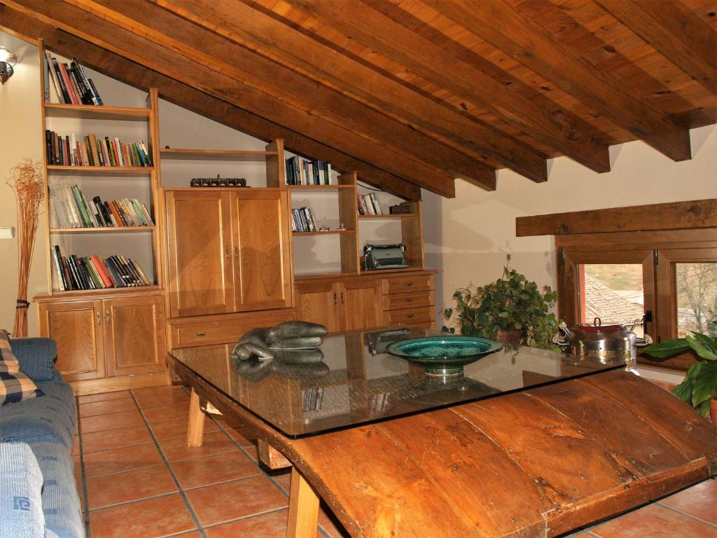 Posezení v ubytování Albergue La Torre